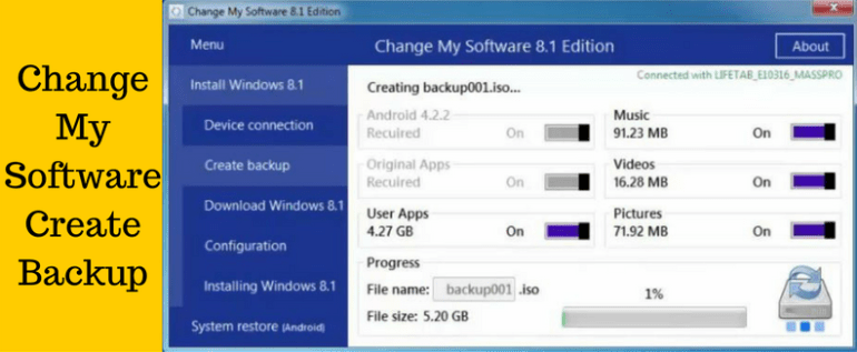 change my software android edition